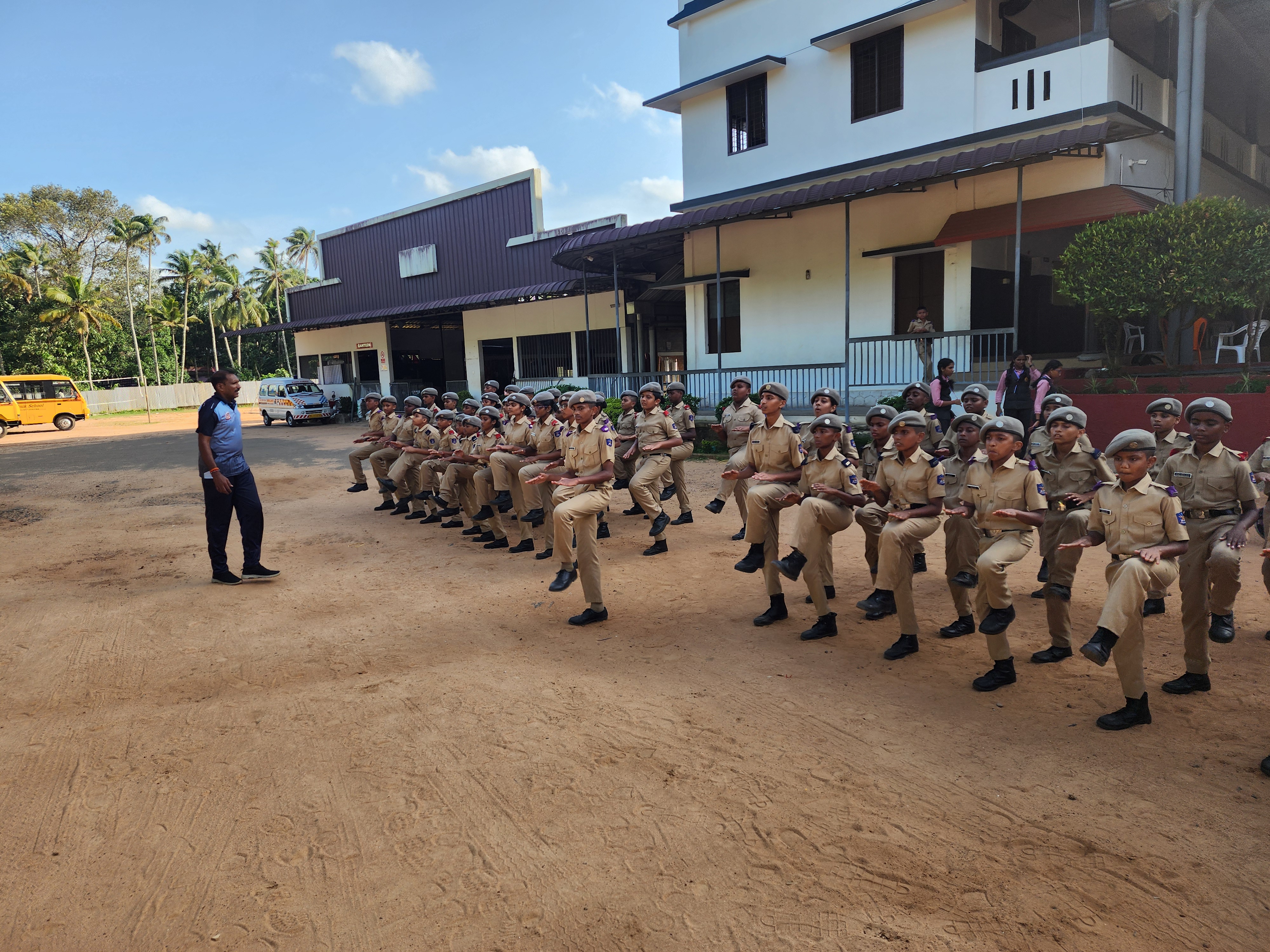 Drill Training — Vidyadhiraja Vidyapeetom Sainik School